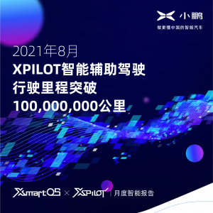 小鹏汽车发布8月份月度智能报告，XPILOT智能辅助驾驶行驶里程突破1亿公里 ...