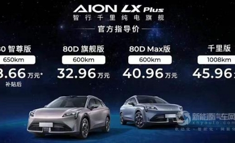 选择困难！不同配置、各有千秋的AION LX Plus哪款值得买？