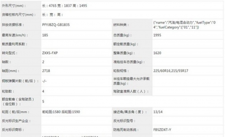 轴距2718mm 比亚迪秦PLUS详细参数曝光：百公里综合油耗 ...