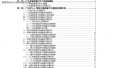 （2021版）珠海市新能源汽车产业投资布局分析报告（政策 ...