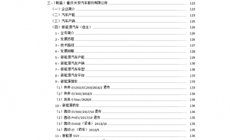 500家新能源制造业公司：重庆长安汽车股份有限公司