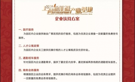 上海新能源汽车及关键零部件产业基地企业扶持方案正式发布 ... ...