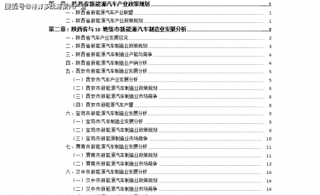 （十四五）2021-2025年陕西省新能源汽车产业投资布局分析 ...