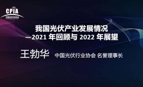 王勃华：光伏行业2021年回顾与2022年展望（附高清PPT图）