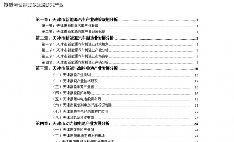 （十四五）天津市新能源汽车产业投资布局分析报告（政策 ... ...