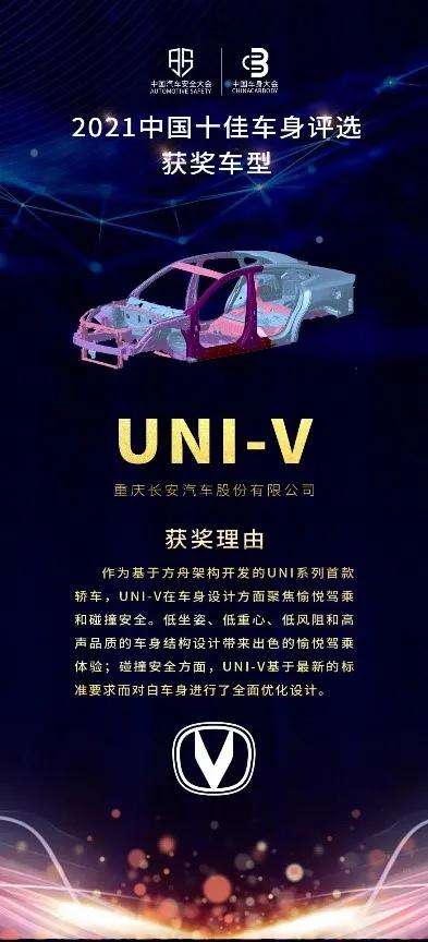 UNI-V收获2021中国十佳车身荣誉 背后的方舟架构有何魔力？