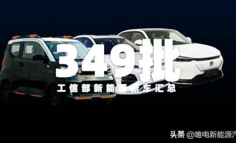 349批工信部新能源：本田“e:NS1”申报，江淮思皓搭载华为电机