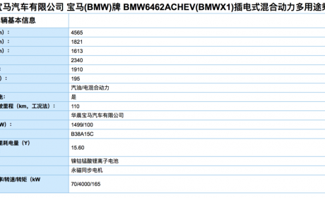 第 13 批推广目录：宝马 X1 、秦 Pro、Velite 6 最新消