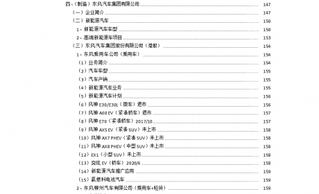 500家新能源制造业公司：东风汽车集团有限公司