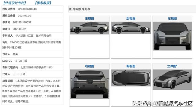 新车专利汇总：高合首款轿车、疑似探界者纯电版、蔚来EP9敞篷版