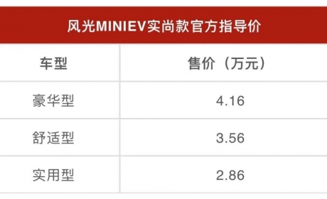 你也叫“MINIEV”，起售价也不到3万元