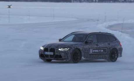 3.0T+四驱 全新宝马M3旅行车雪地路试曝光