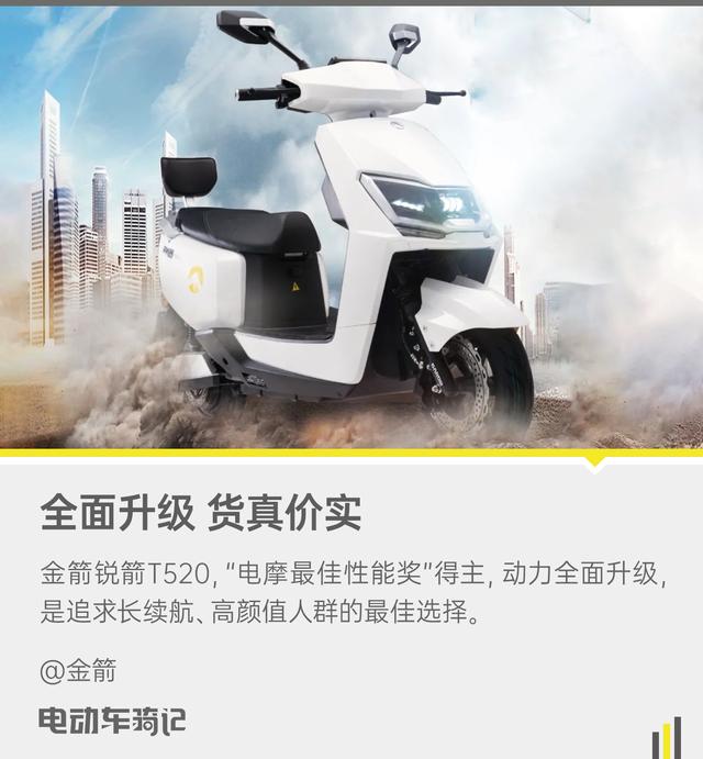 金箭锐箭T520，动力升级，最高速度70km/h，适合上班族和外卖小哥