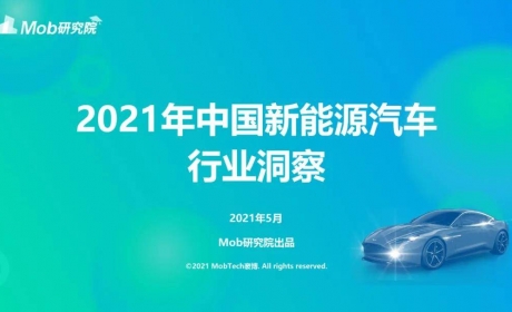 Mob研究院 | 2021年中国新能源汽车行业洞察