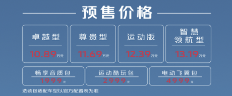 长安UNI-V全球预售开启，顶配预售价13.19万元