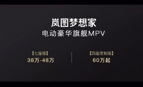 自主高端MPV的标杆，比GL8/埃尔法更大更豪华，梦想家预售38万起