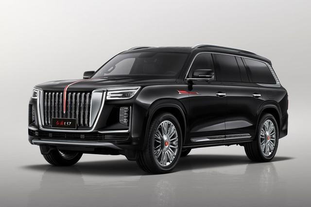 这才是真正的国产旗舰SUV，搭载4.0T V8发动机，红旗LS7官图发布