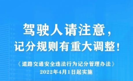 交通违法计分规则有重大调整，计分行为多达50项，4月1日起实施 ...