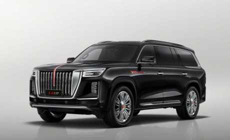 红旗超大号旗舰SUV LS7来了，近5.7米长，仅有4个独立座椅，配4.0T