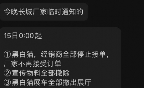 两车型暂停接单，欧拉汽车确认停产