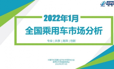 【月度分析】2022年1月份全国乘用车市场分析