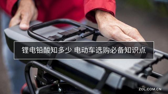 锂电铅酸知多少 电动车选购必备知识点