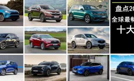 2021全球销量最好的10款SUV：哈弗H6第7、汉兰达第5、大众途观第3