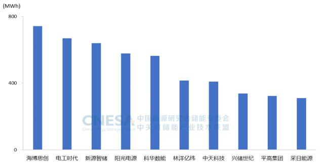 2021年中国储能技术供应商排行榜出炉 宁德时代和阳光电源实力强