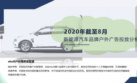 eboR发布2020新能源汽车广告投放分析报告