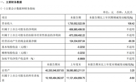 北汽蓝谷再亏9亿！