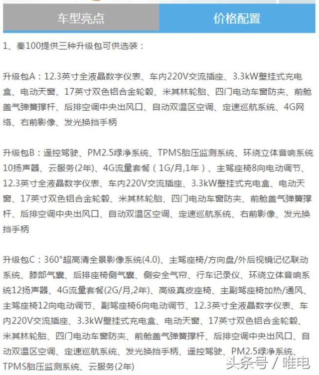 比亚迪秦100加配反而降价？嘿嘿嘿，升级包才是重点