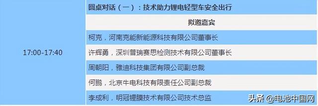 2022轻型电动车用锂电池技术及应用国际峰会(第二轮通知)