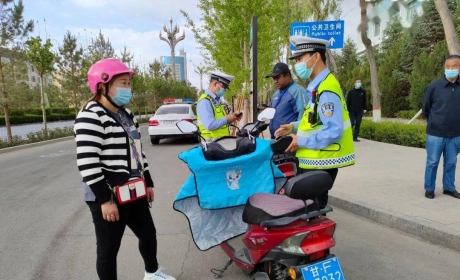 交警动真格! 玉门电动车严查整治开始！