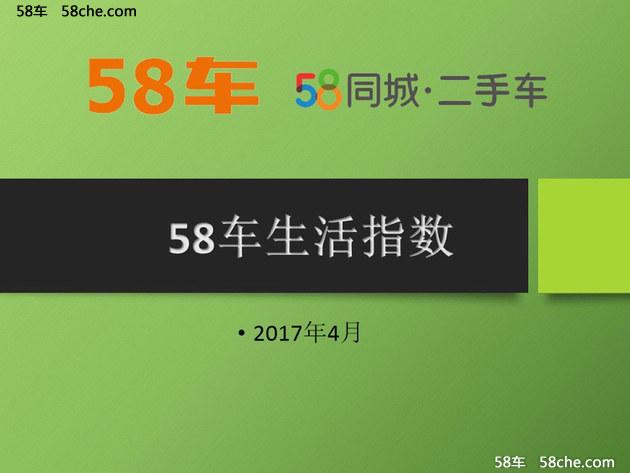 共上市56款新车 四月份58车生活指数报告