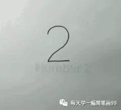 每天学一幅简笔画-用数字来画简笔画