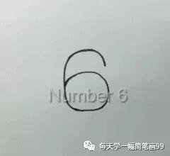 每天学一幅简笔画-用数字来画简笔画