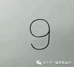 每天学一幅简笔画-用数字来画简笔画