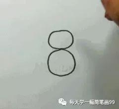 每天学一幅简笔画-用数字来画简笔画