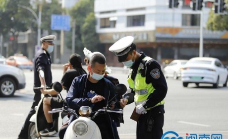 漳州公安交警开展中心城区交通秩序大整治