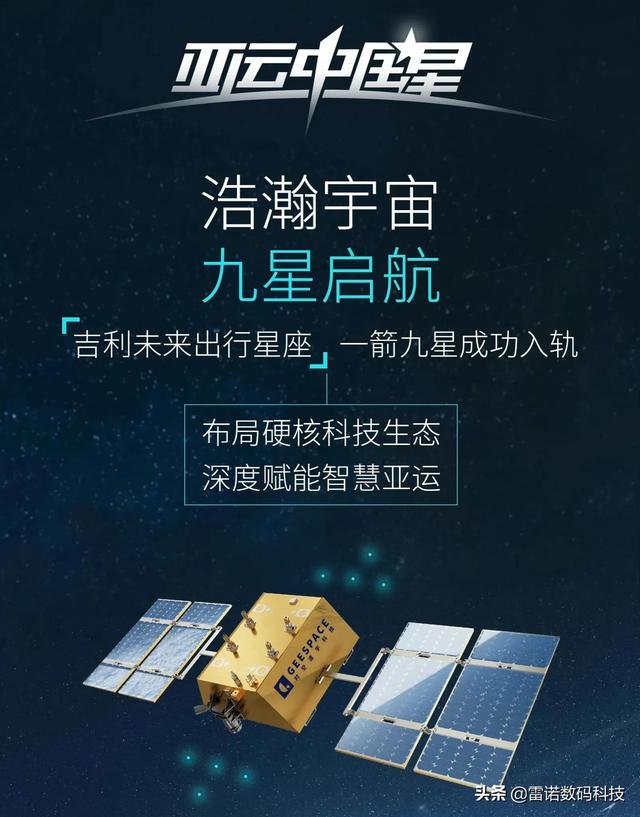 吉利李书福的吉利星座01组卫星发射升空了，太牛了！书福哥