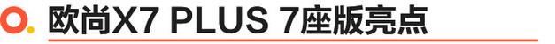 欧尚X7PLUS 7座版上市 10.69万起/4000元补贴