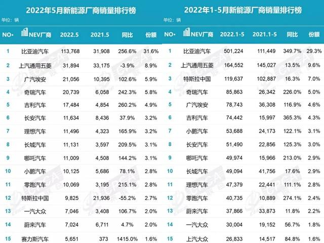 5月新能源销量：“一枝独秀”并不是件好事