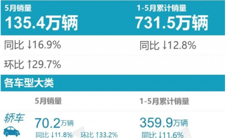 5月轿车销量TOP榜：比亚迪汉、秦携手闯进前五，大众全面回暖？ ...