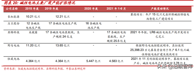 碱性电池稳增长，长虹能源：高倍率锂电池加速国产替代