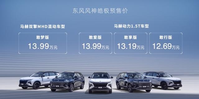 13万级混动SUV 皓极预售12.69万元起