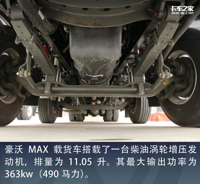 8x4载货车中的顶配车型，豪沃MAX打造绿通神器