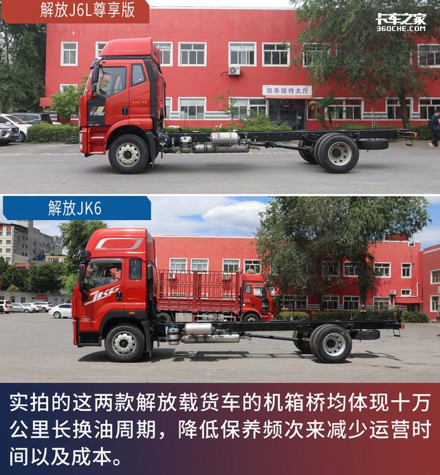 解放6米8载货车，JK6和J6L尊享版怎么选？驾驶室差异最大