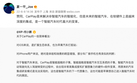 搜狐汽车科技快讯｜何小鹏 、夏一平谈苹果CarPlay：解决非智能汽车的智能化 ...