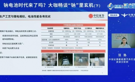 汪浩：钠电池商业化渐行渐至 2025年国内市场空间或达百亿级别