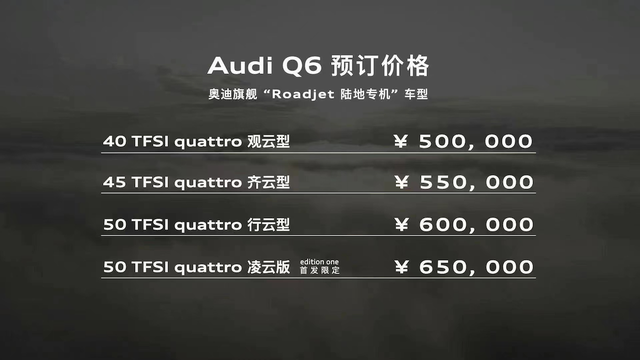 师出MQB平台！比“老大哥”更大的Q6发布并公布预售价